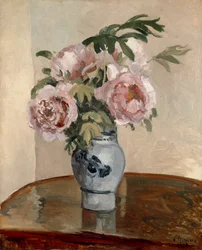 Un vaso di peonie, 1875